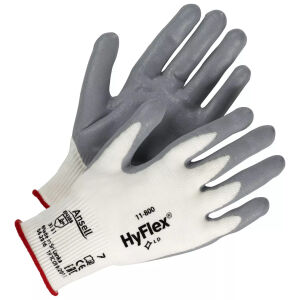 ANSELL HyFlex 11-800 Montage-Handschuhe Wei  abriebfest & flexibel, 9,99