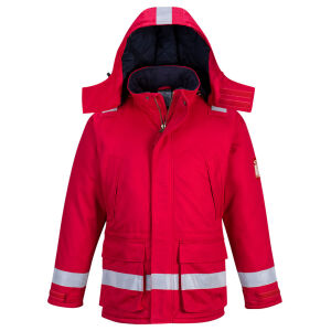 PORTWEST FR59 MULTINORM Winterjacke Rot