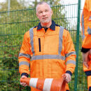 SAFESTYLE MARIENBERG Warnschutz-Bundjacke Orange/Marine