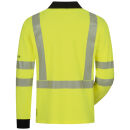 ELYSEE HELBERT UV-Multinorm-Langarm-Polo-Shirt Gelb/Marine