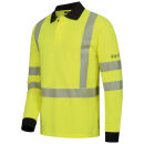 ELYSEE HELBERT UV-Multinorm-Langarm-Polo-Shirt Gelb/Marine L