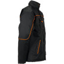 PLANAM OUTDOOR Piper Jacke Schwarz/Orange