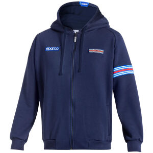 SPARCO MARTINI RACING Hooded Full Zip Blau