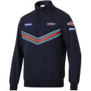 SPARCO MARTINI RACING Sweatshirt Half Zip Blau