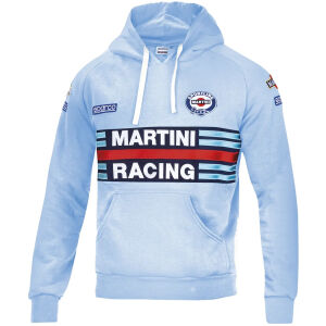 SPARCO MARTINI RACING Hoodie Hellblau M