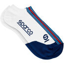 SPARCO MARTINI RACING Low-Cut Socken Weiß/Blau