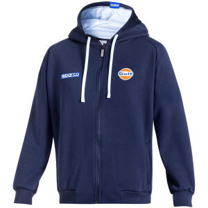 SPARCO GULF Hoodied Full-Zip Navy