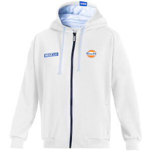 SPARCO GULF Hoodied Full-Zip Weiß