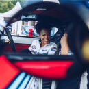 SPARCO MARTINI RACING Lady Full Zip Weiß