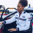 SPARCO MARTINI RACING Lady Full Zip Weiß