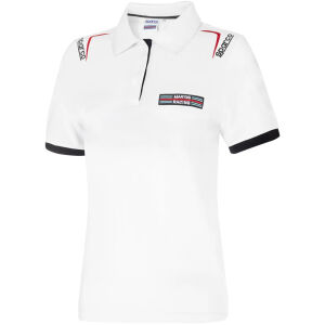 SPARCO MARTINI RACING Lady Polo-Shirt Weiß
