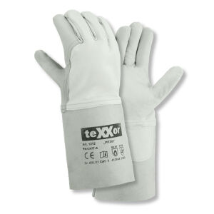 teXXor PITOU Schweißer.- Hitzeschutz-Handschuhe Grau