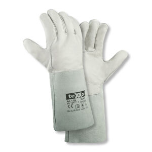teXXor TAUPO Gr.10(XL) Schweißer.- Hitzeschutz-Handschuhe Grau