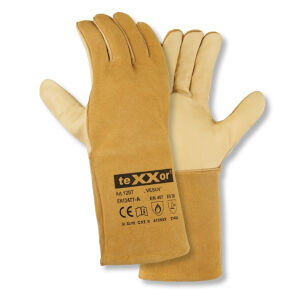 teXXor VESUV Gr.10(XL) Schweißer.- Hitzeschutz-Handschuhe Beige