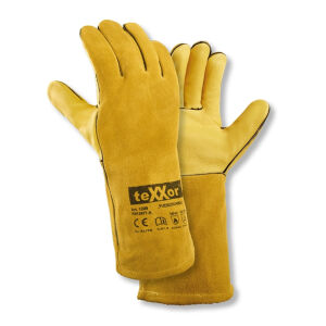 teXXor FUDSCHIJAMA Gr.10(XL) Schweißer.- Hitzeschutz-Handschuhe Beige