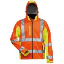 ELYSEE HOSS Warnschutz-Softshelljacke Orange/Gelb
