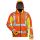 ELYSEE HOSS Warnschutz-Softshelljacke Orange/Gelb