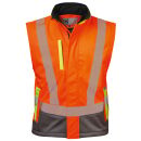 ELYSEE ATANAS Warnschutz-Softshelljacke 2 in 1 Orange/Gelb