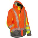 ELYSEE ATANAS Warnschutz-Softshelljacke 2 in 1 Orange/Gelb