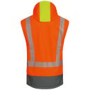 ELYSEE ATANAS Warnschutz-Softshelljacke 2 in 1 Orange/Gelb