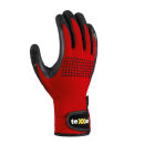 teXXor topline LATEX BESCHICHTET Mechaniker-Handschuhe Rot