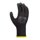 teXXor® POLYURETHAN BESCHICHTET Strickhandschuhe Schwarz