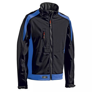 KORSAR ATHLETIC Softshelljacke Schwarz/Royalblau