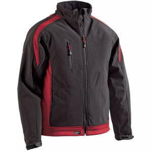 KORSAR ATHLETIC Softshelljacke Schwarz/Rot