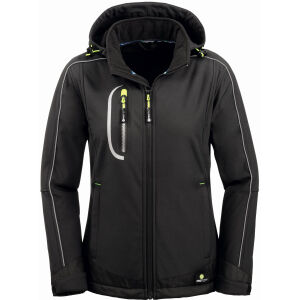 4PROTECT MARYLAND Damen-Softshelljacke Schwarz