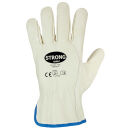 STRONGHAND AVUS Fahrer-Handschuhe Beige