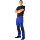 PLANAM rECOline Bundhose Kornblumenblau/Schwarz