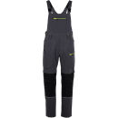 PLANAM rECOline Latzhose Schiefer/Schwarz