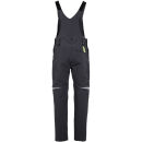 PLANAM rECOline Latzhose Schiefer/Schwarz