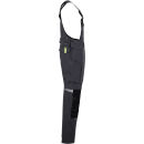 PLANAM rECOline Latzhose Schiefer/Schwarz