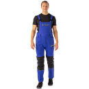 PLANAM rECOline Latzhose Kornblumenblau/Schwarz