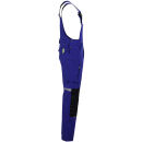 PLANAM rECOline Latzhose Kornblumenblau/Schwarz