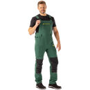 PLANAM rECOline Latzhose Grün/Schwarz