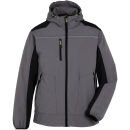 PLANAM rECOline Softshelljacke Zink/Schwarz
