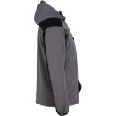 PLANAM rECOline Softshelljacke Zink/Schwarz