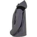 PLANAM rECOline Softshelljacke Zink/Schwarz