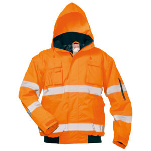 SAFESTYLE TOM Warnschutz-Pilotjacke 2 in 1 Orange