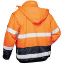 SAFESTYLE OTTO Warnschutz-Pilotjacke 2 in 1 Orange/Marine