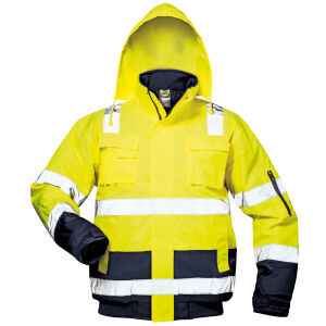 SAFESTYLE AXEL Warnschutz-Pilotjacke Gelb/Marine