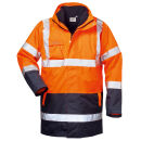 SAFESTYLE TRAVIS Warnschutz-PU-Parka 4  in 1 Orange/Marine