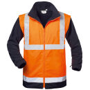 SAFESTYLE TRAVIS Warnschutz-PU-Parka 4  in 1 Orange/Marine