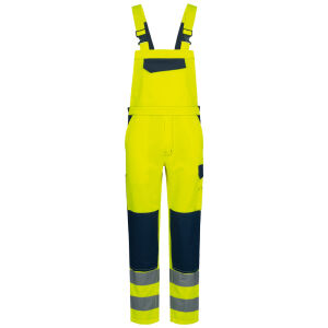 SAFESTYLE BORNA Warnschutz-Latzhose Gelb/Marine