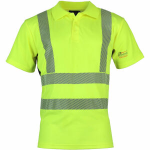 PREVENT Premium Warnschutz-Polo-Shirt PTW-POLO Gelb