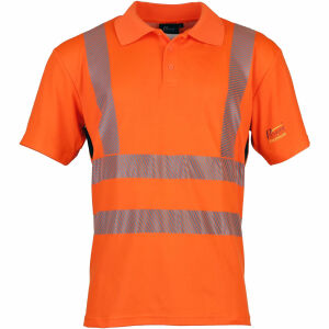 PREVENT Premium Warnschutz-Polo-Shirt PTW-POLO Orange