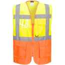 PORTWEST Prag Hi-Vis Exekutiv Weste Gelb/Orange