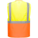 PORTWEST Prag Hi-Vis Exekutiv Weste Gelb/Orange
